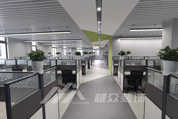 合肥蜀山区电子商务办公室装修完工案例
